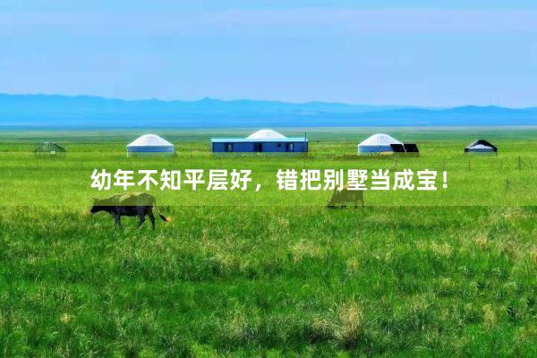 幼年不知平层好,错把别墅当成宝!